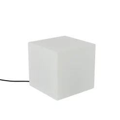Qazqa Moderne Buitenlamp Wit 30 Cm Vierkant Ip44 - Nura