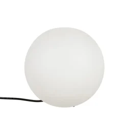 Qazqa Moderne Buitenlamp Wit 25 Cm Ip65 - Nura