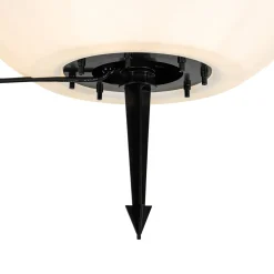 Qazqa Moderne Buitenlamp Wit 56 Cm Ip44 - Nura