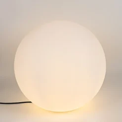 Qazqa Moderne Buitenlamp Wit 56 Cm Ip44 - Nura