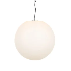 Qazqa Moderne Buitenlamp Wit 56 Cm Ip44 - Nura