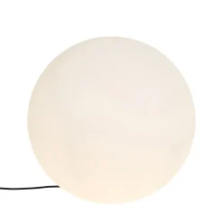Qazqa Moderne Buitenlamp Wit 56 Cm Ip44 - Nura