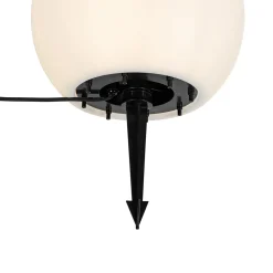 QAZQA Moderne Buitenlamp Wit 35 Cm Ip44 - Nura