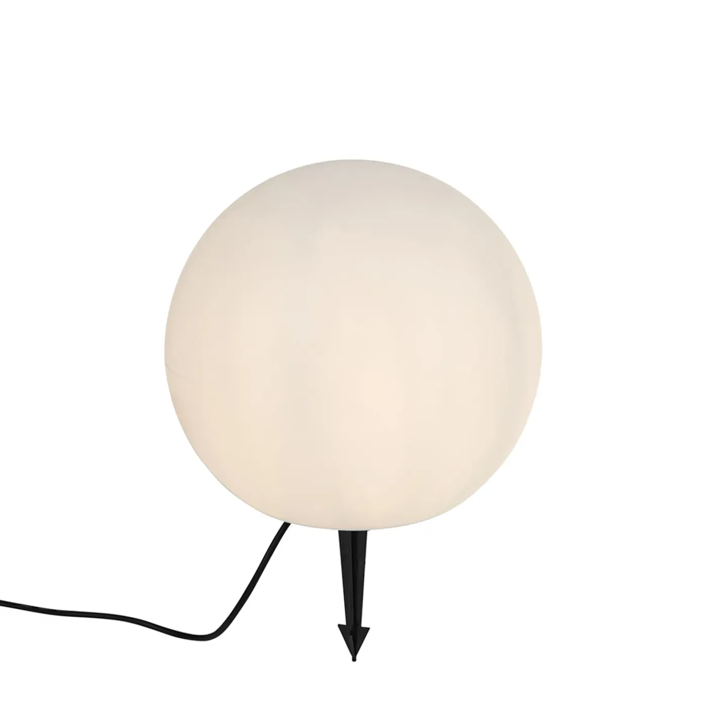 QAZQA Moderne Buitenlamp Wit 35 Cm Ip44 - Nura
