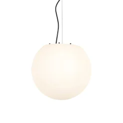 QAZQA Moderne Buitenlamp Wit 35 Cm Ip44 - Nura