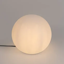 QAZQA Moderne Buitenlamp Wit 35 Cm Ip44 - Nura