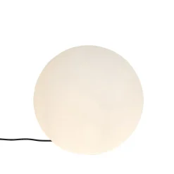 QAZQA Moderne Buitenlamp Wit 45 Cm Ip44 - Nura