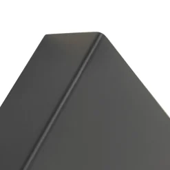 Qazqa Moderne Wandlamp Zwart 2-lichts - Otan
