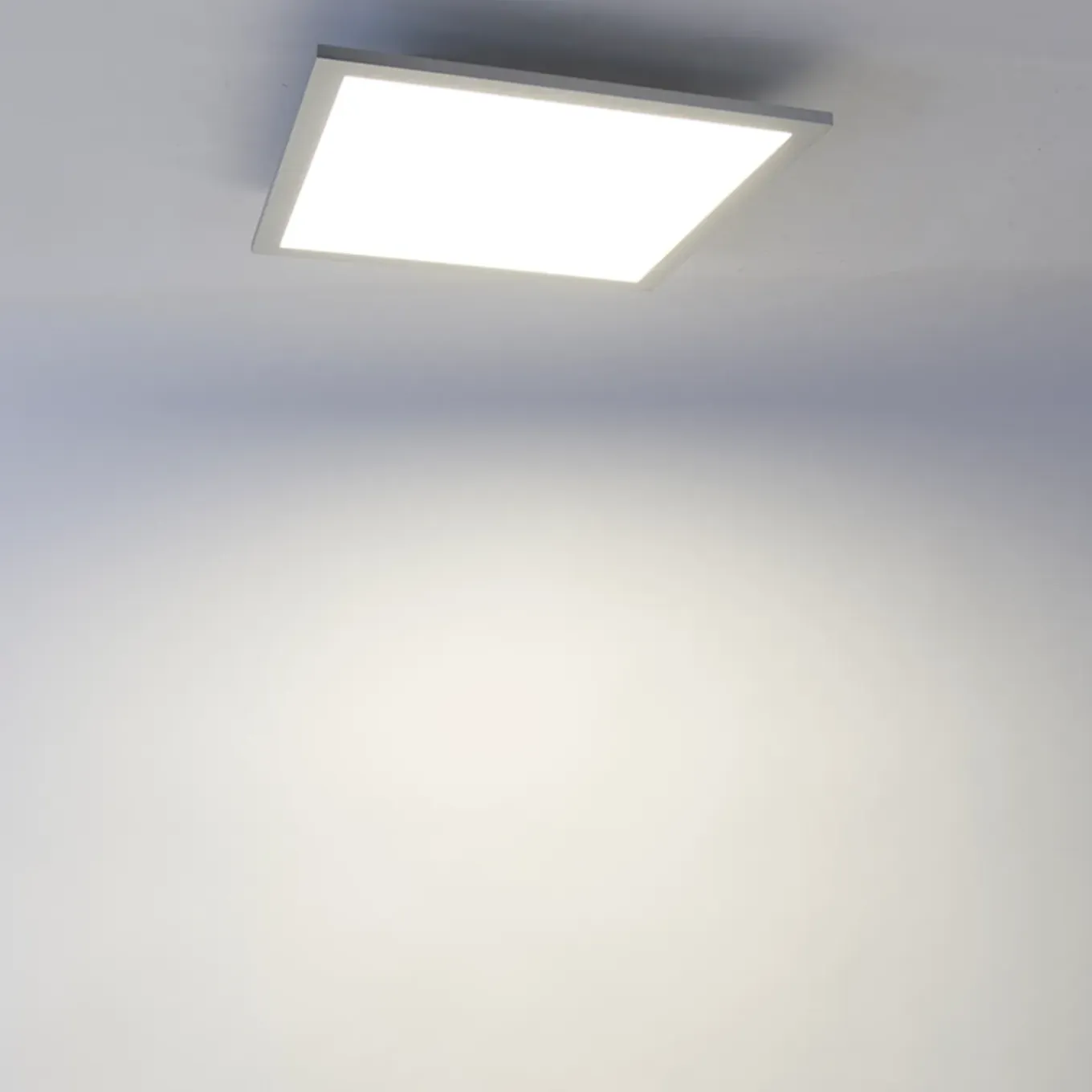 Qazqa Modern Led-paneel Staal 40 Cm Incl. Led - Liv
