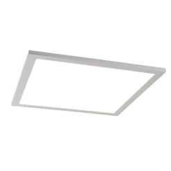 Qazqa Modern Led-paneel Staal 40 Cm Incl. Led - Liv