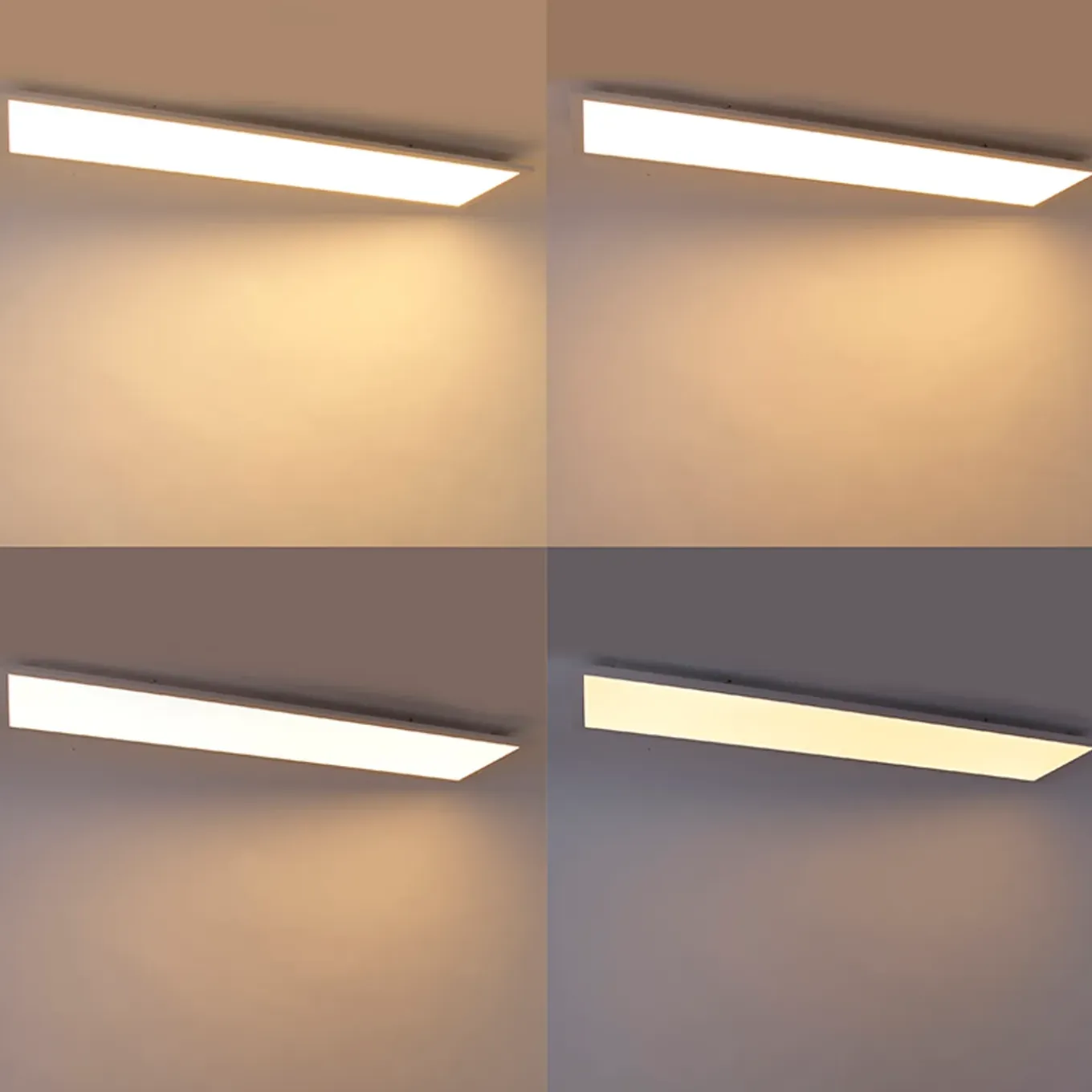 Qazqa Modern LED Paneel Staal 120 Cm Incl. LED 4-staps Dimbaar - Liv