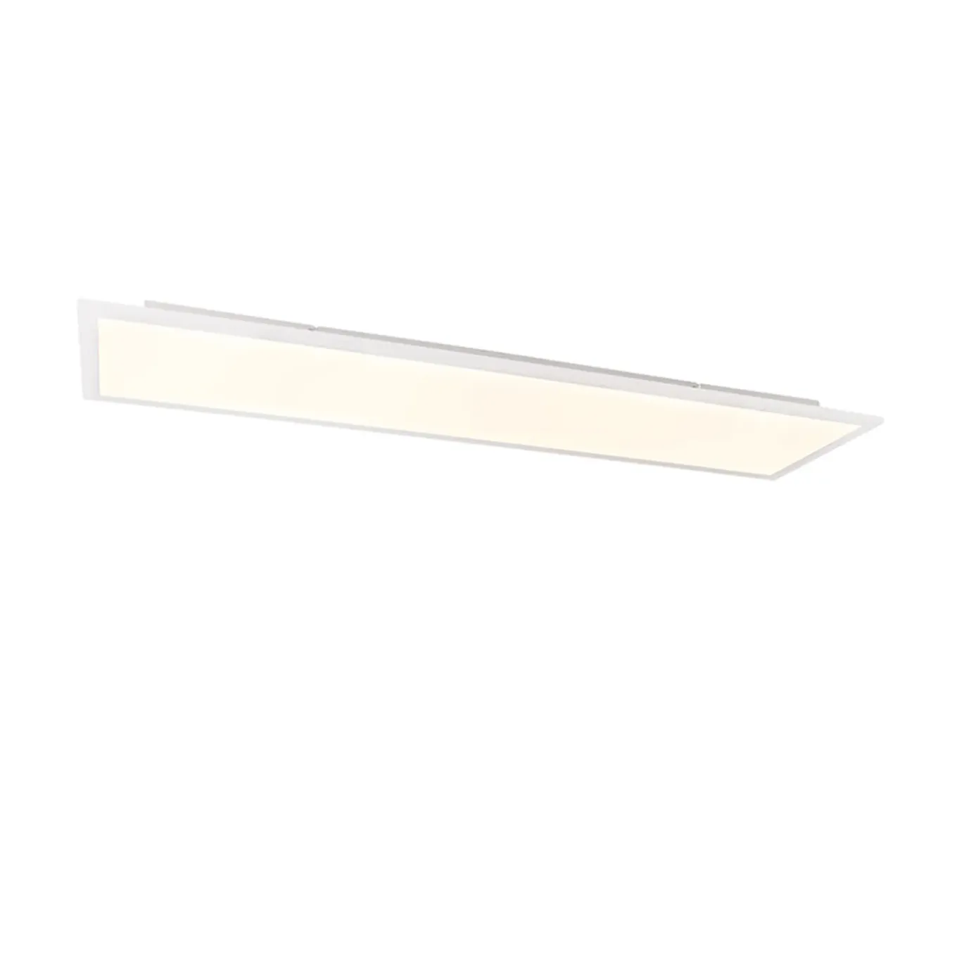 Qazqa Modern LED Paneel Staal 120 Cm Incl. LED 4-staps Dimbaar - Liv