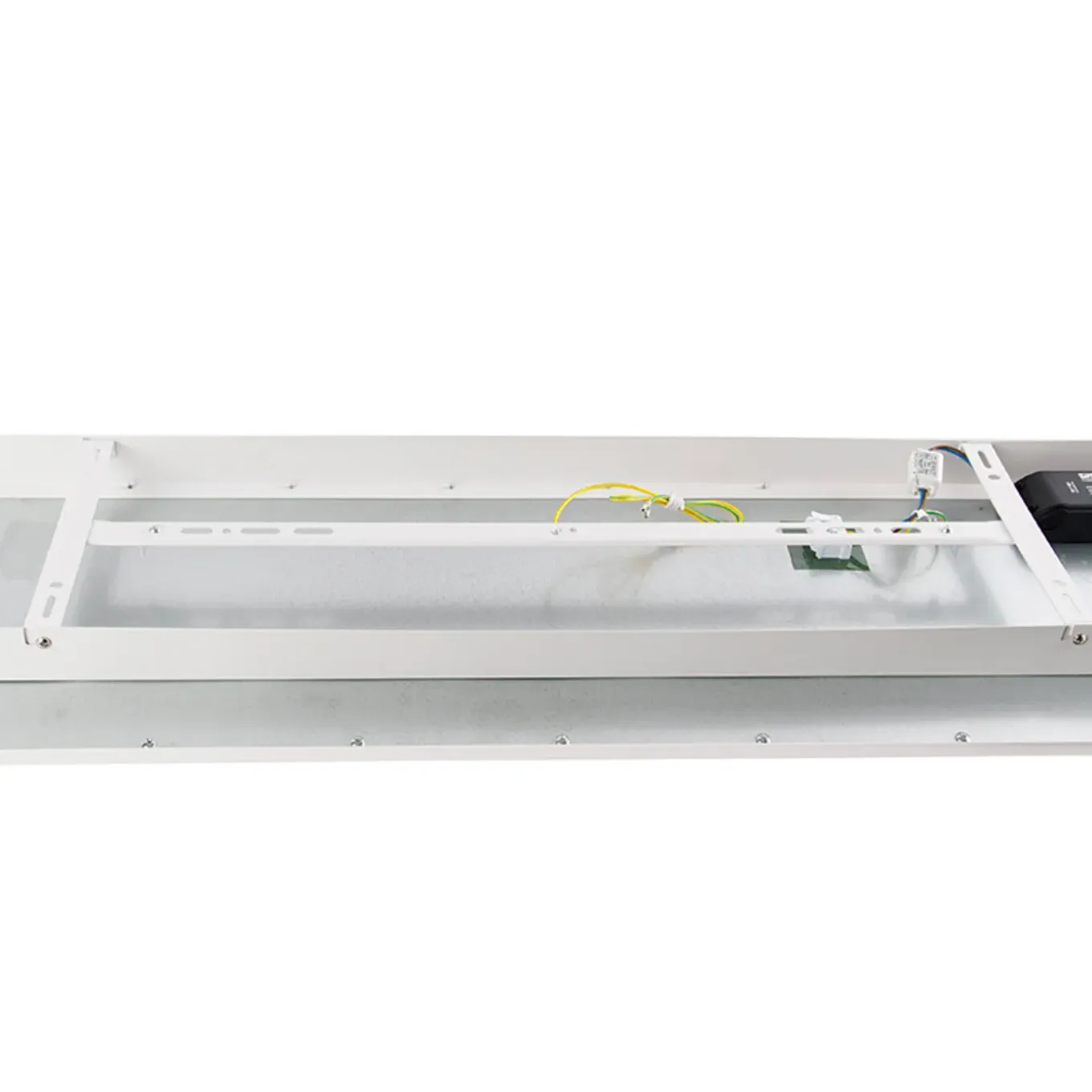 Qazqa Modern LED Paneel Staal 120 Cm Incl. LED 4-staps Dimbaar - Liv