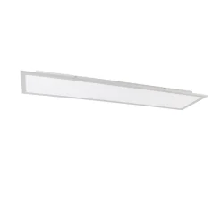 QAZQA Modern Led Paneel Staal 120 Cm Incl. Led - Liv