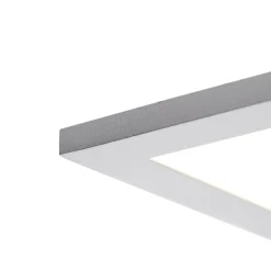 QAZQA Modern Led Paneel Staal 80 Cm Incl. Led - Liv
