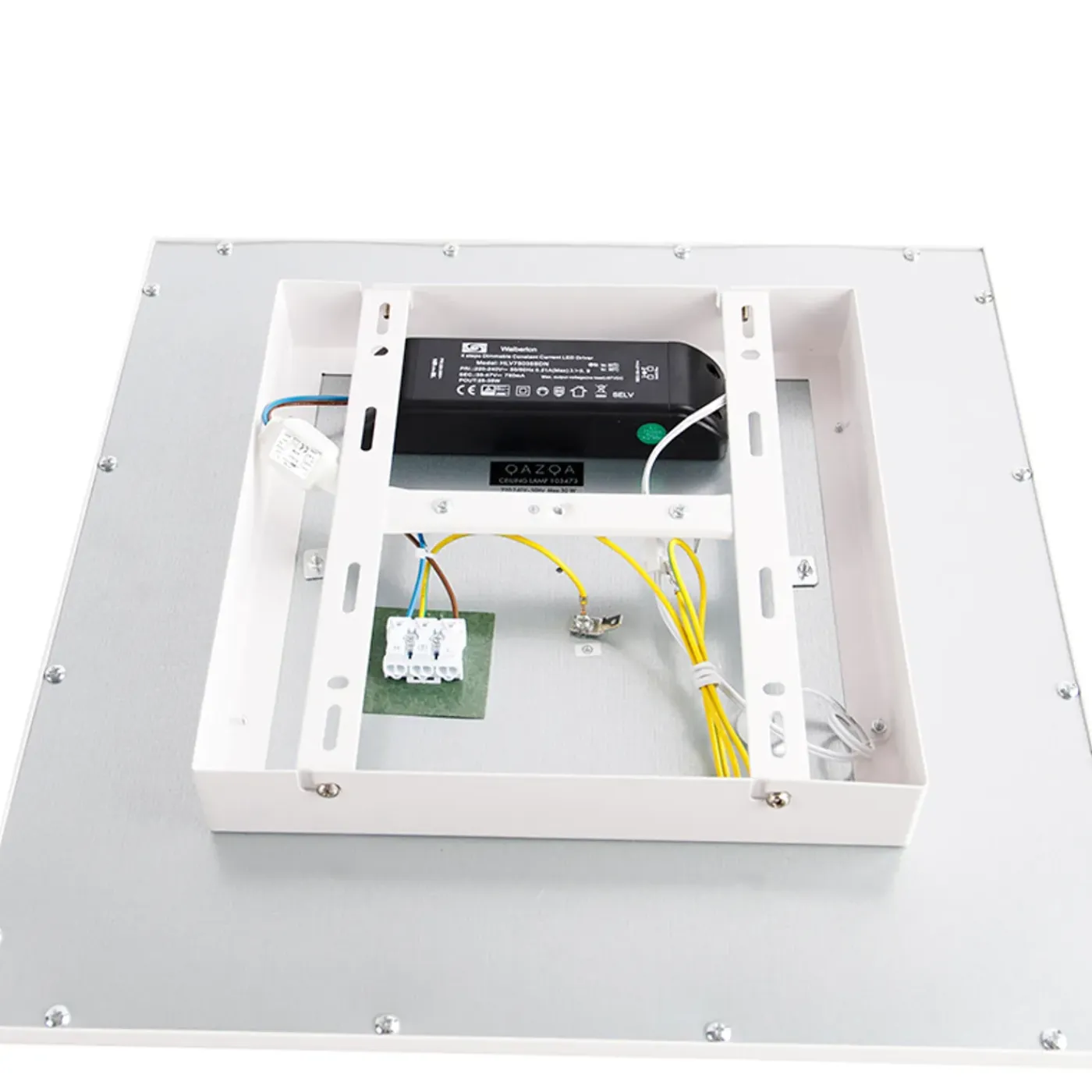 QAZQA Modern Led Paneel Wit 40 Cm Incl. Led 4-staps Dimbaar - Liv
