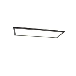 Qazqa Modern Led Paneel Zwart 80 Cm Incl. Led - Liv