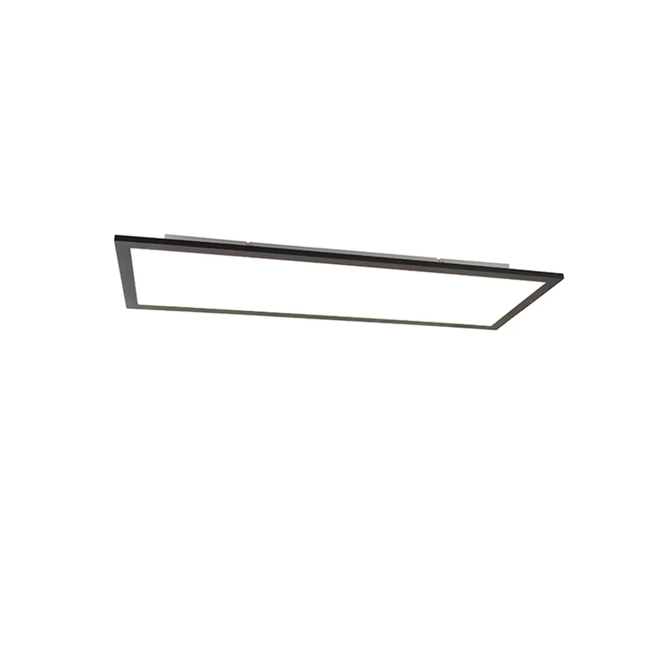 Qazqa Modern Led Paneel Zwart 80 Cm Incl. Led - Liv