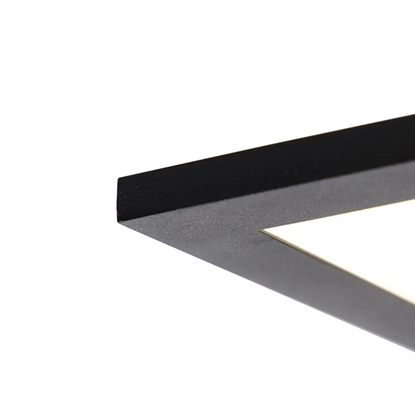 Qazqa Modern Led Paneel Zwart 80 Cm Incl. Led - Liv