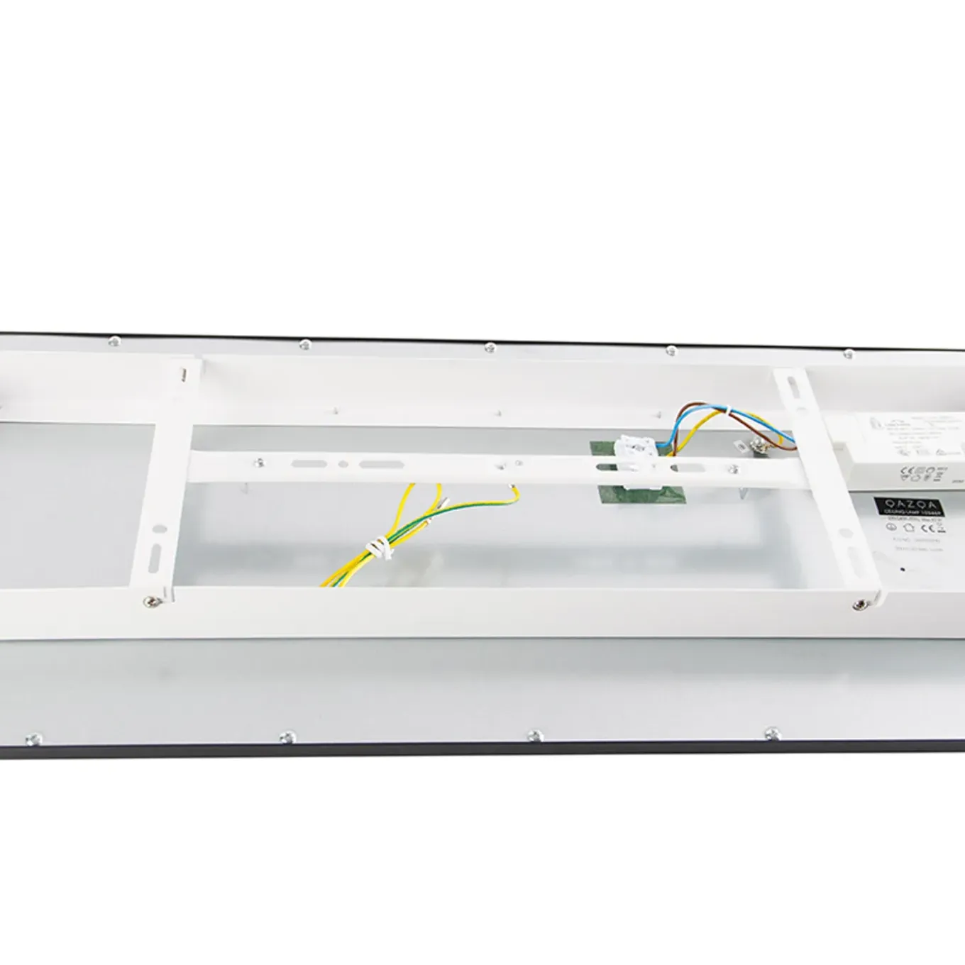Qazqa Modern Led Paneel Zwart 80 Cm Incl. Led - Liv