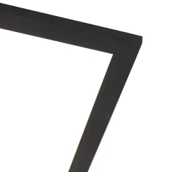 Qazqa Modern Led Paneel Zwart 80 Cm Incl. Led - Liv