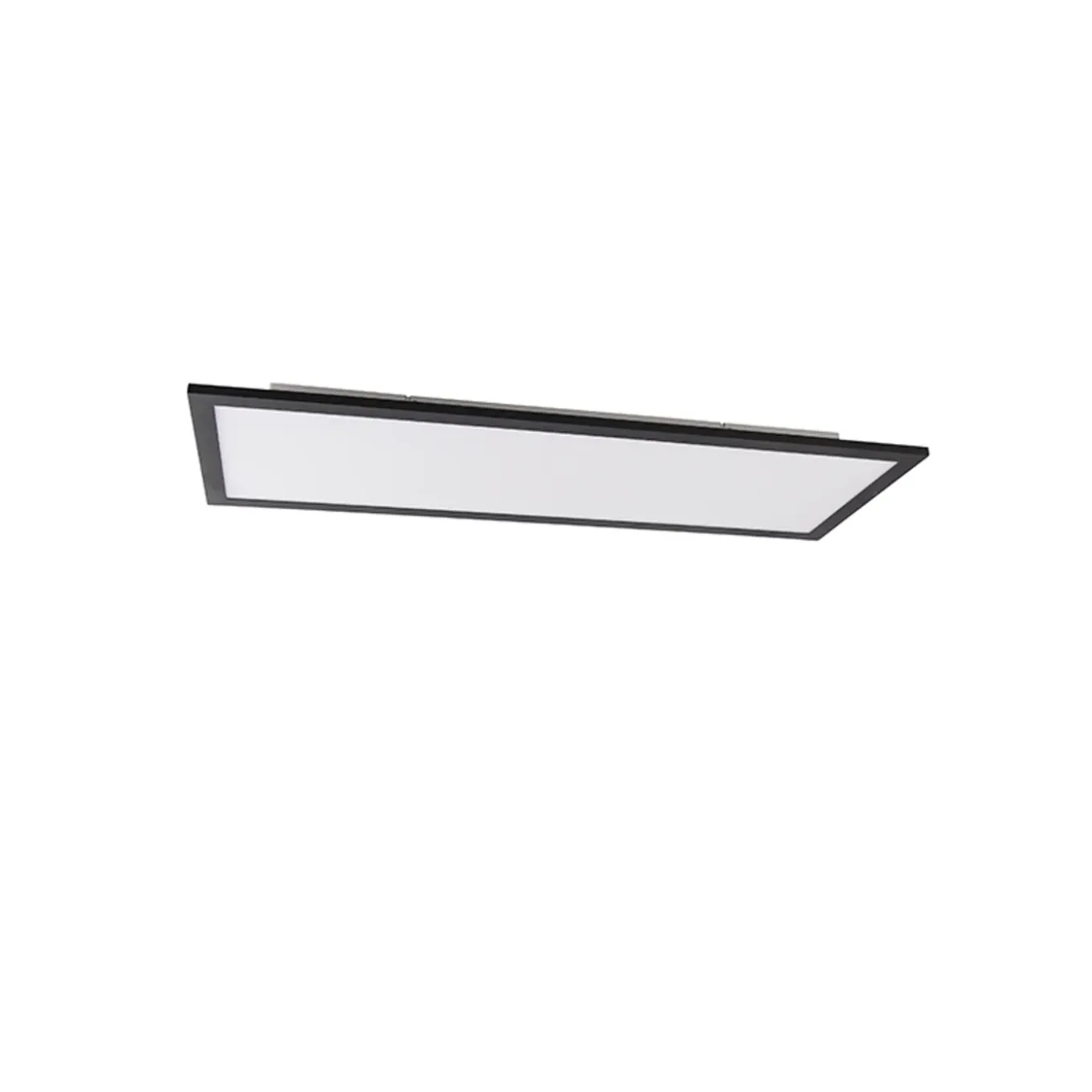 Qazqa Modern Led Paneel Zwart 80 Cm Incl. Led - Liv
