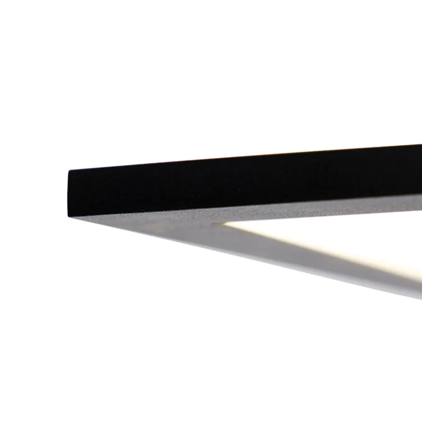 Qazqa Modern Led Paneel Zwart 40 Cm Incl. Led - Liv