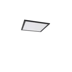 Qazqa Modern Led Paneel Zwart 40 Cm Incl. Led - Liv