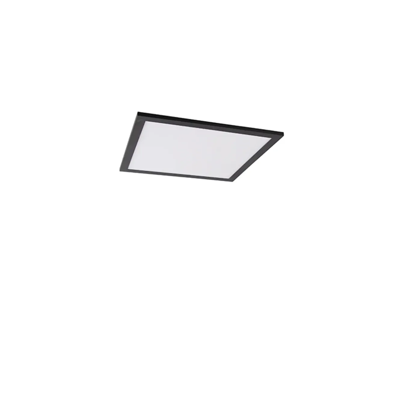 Qazqa Modern Led Paneel Zwart 40 Cm Incl. Led - Liv