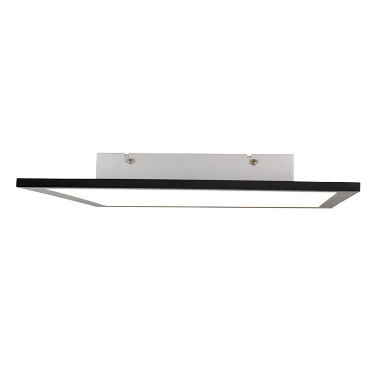Qazqa Modern Led Paneel Zwart 40 Cm Incl. Led - Liv