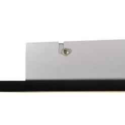 Qazqa Modern Led Paneel Zwart 40 Cm Incl. Led - Liv
