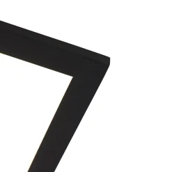 Qazqa Modern Led Paneel Zwart 40 Cm Incl. Led - Liv