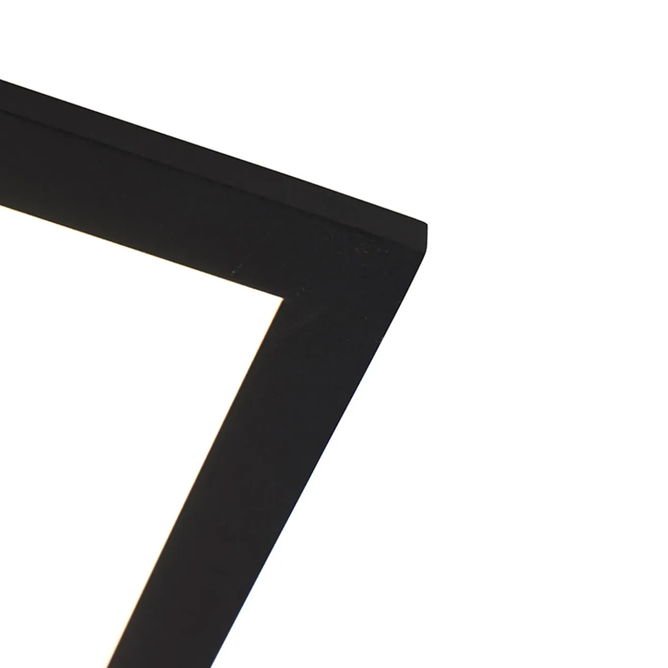 Qazqa Modern Led Paneel Zwart 40 Cm Incl. Led - Liv
