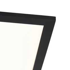 Qazqa Modern Led Paneel Zwart 120 Cm Incl. Led Dim To Warm - Liv