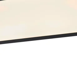 Qazqa Modern Led Paneel Zwart 120 Cm Incl. Led Dim To Warm - Liv