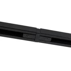 QAZQA Modern Railsysteem Met 6 Spots Zwart 1-fase 286cm - Iconic Jeana