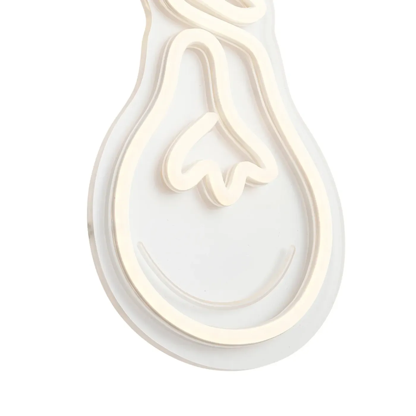 QAZQA Neon Wandlamp Warm Wit Incl. Led - Light Bulb