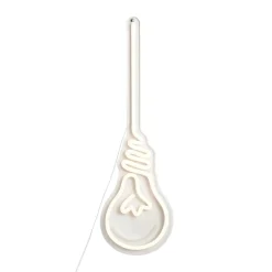 QAZQA Neon Wandlamp Warm Wit Incl. Led - Light Bulb