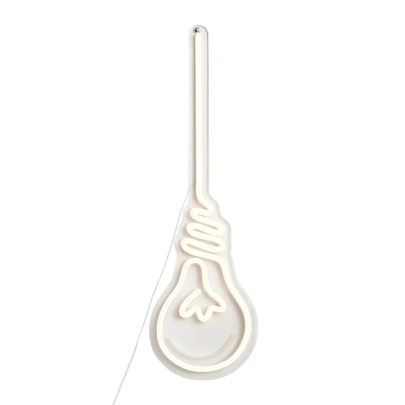 QAZQA Neon Wandlamp Warm Wit Incl. Led - Light Bulb