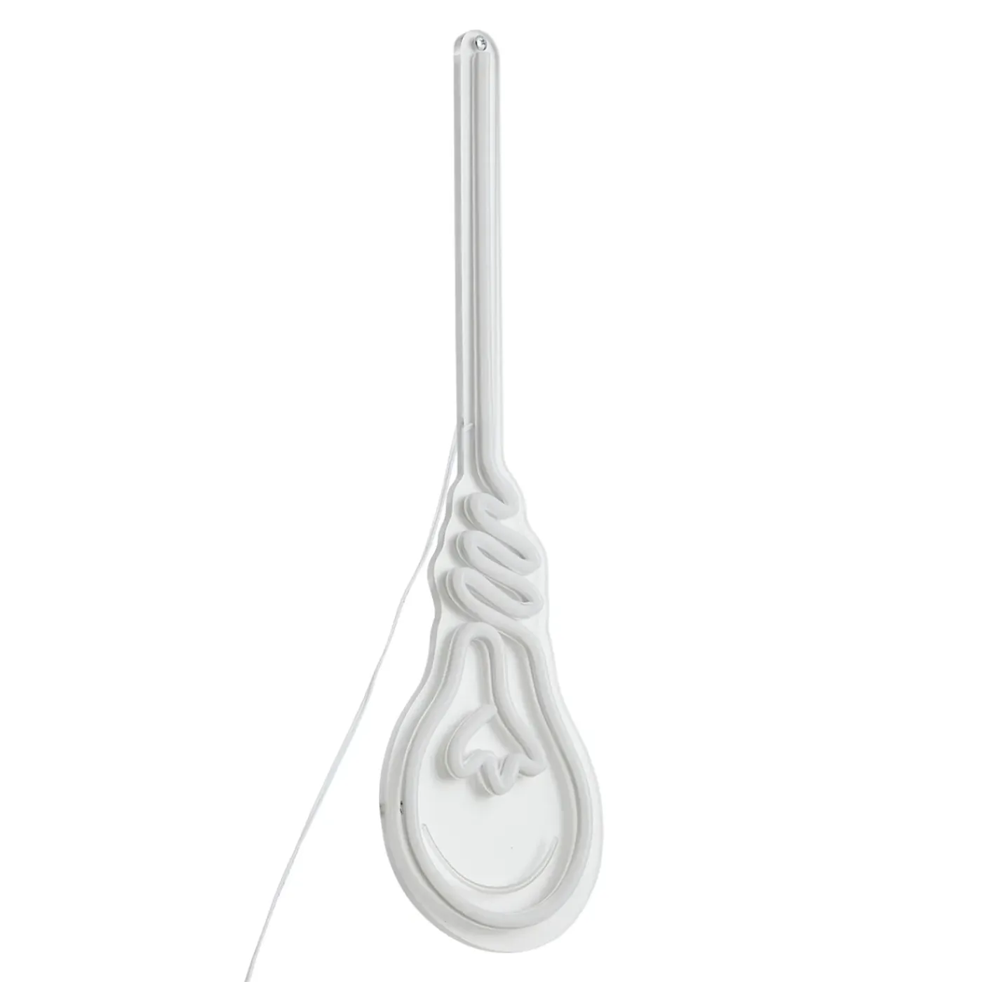 QAZQA Neon Wandlamp Warm Wit Incl. Led - Light Bulb