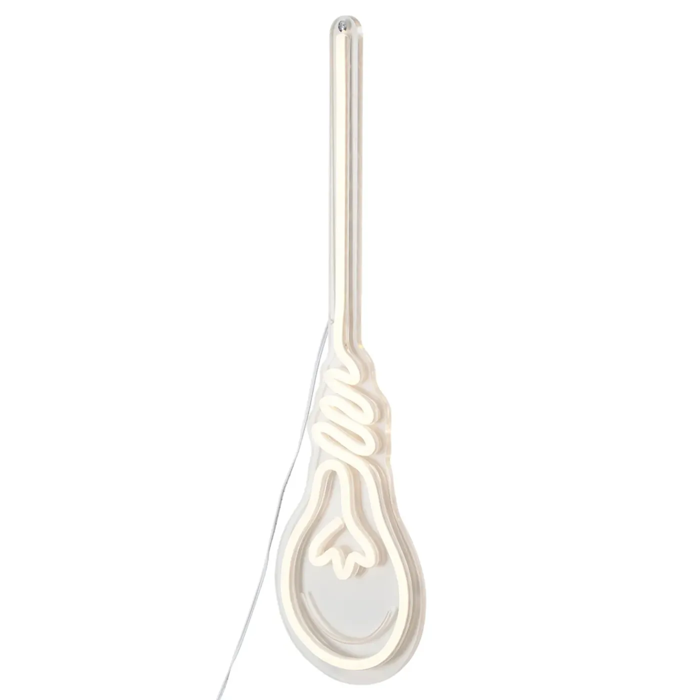QAZQA Neon Wandlamp Warm Wit Incl. Led - Light Bulb