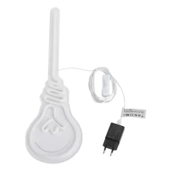 QAZQA Neon Wandlamp Warm Wit Incl. Led - Light Bulb