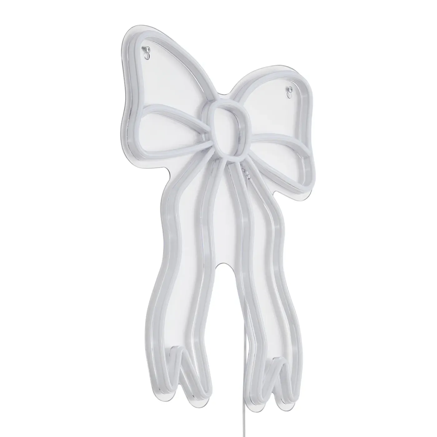 QAZQA Neon Wandlamp Warm Wit Incl. Led - Bow