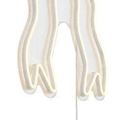 QAZQA Neon Wandlamp Warm Wit Incl. Led - Bow