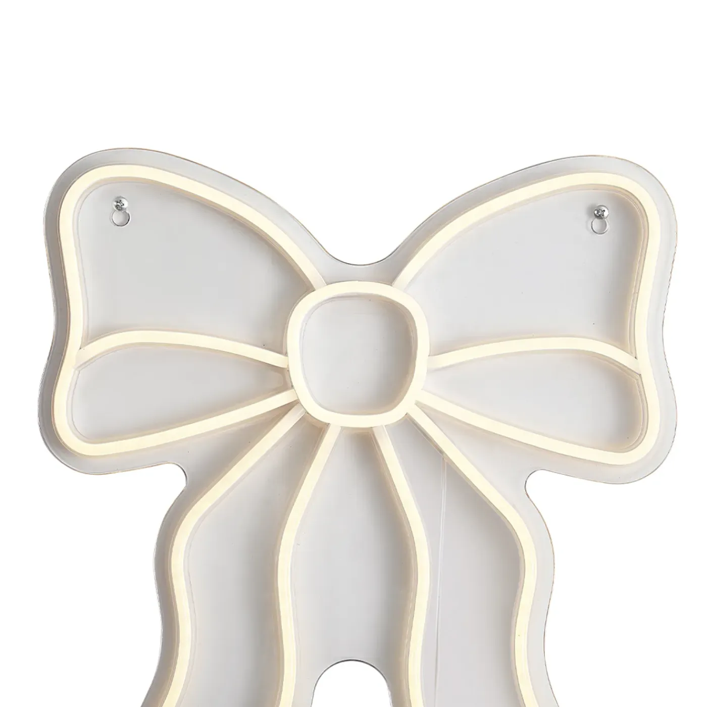 QAZQA Neon Wandlamp Warm Wit Incl. Led - Bow