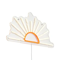 Qazqa Neon Wandlamp Warm Wit Met Oranje Incl. Led - Sunset