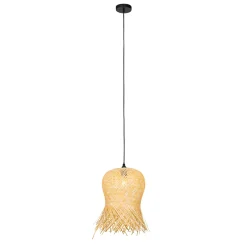 Qazqa Oosterse Buiten Hanglamp Bamboe Ip44 - Carlos