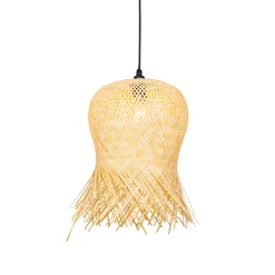 Qazqa Oosterse Buiten Hanglamp Bamboe Ip44 - Carlos