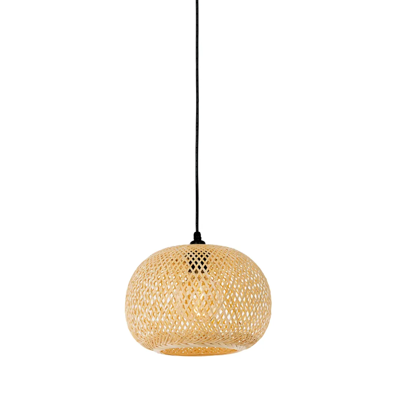 Qazqa Oosterse Buiten Hanglamp Bamboe 3-lichts Ip44 - Rafael