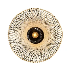 QAZQA Oosterse Buiten Plafondlamp Bamboe 50 Cm Ip44 - Rina